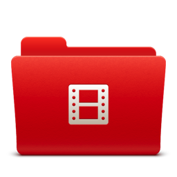 Video Folder Icon 256x256 png